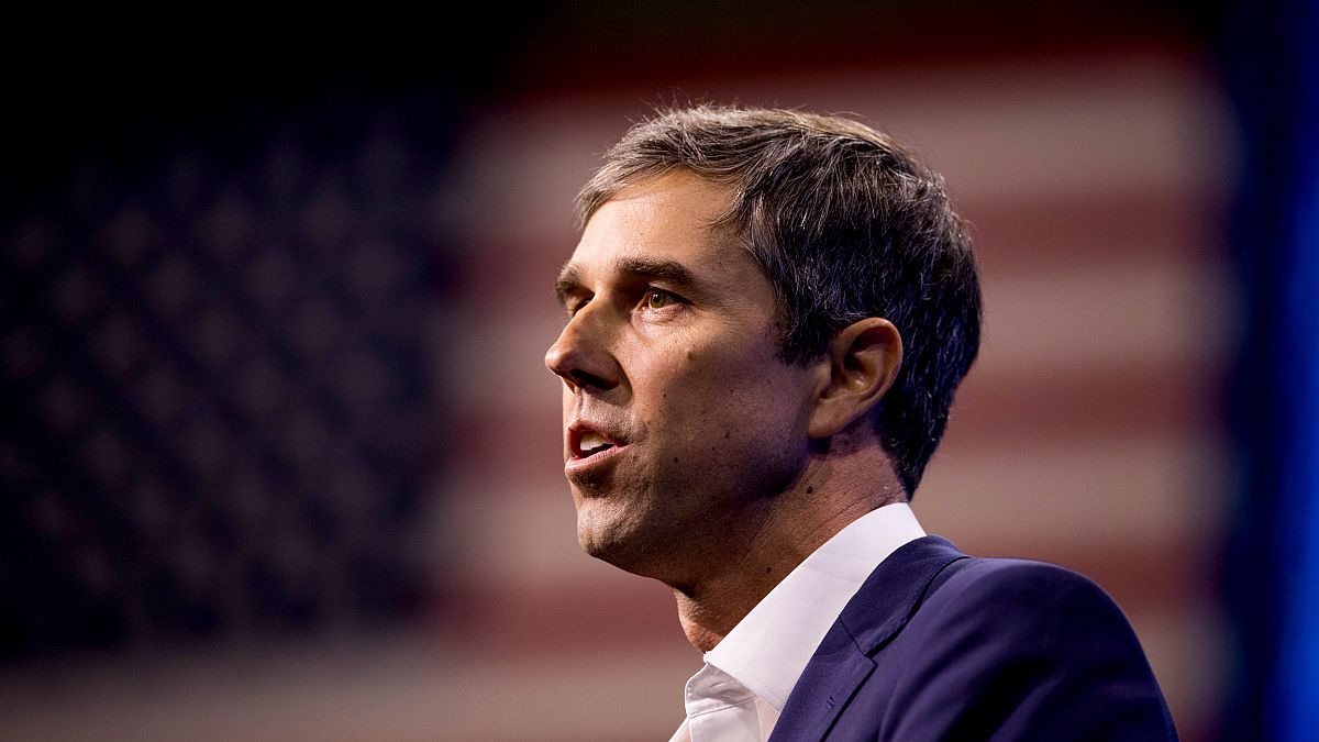 Image: Beto O'Rourke speaks at the New Hampshire Democratic Party Conventio