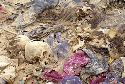 Skulls and bones, clothing and other belongings found in shallow graves offer up valuable clues to investigators gathering evidence on the 1987-1988 Anfal campaign.