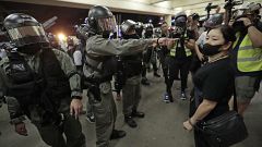 Hong Kong lawmaker's ear partially bitten off during protest