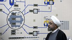 Image: President Hassan Rouhani visits the Bushehr nuclear power plant just