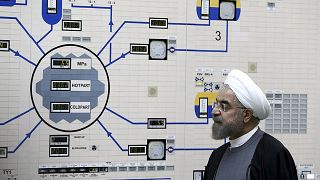 Image: President Hassan Rouhani visits the Bushehr nuclear power plant just