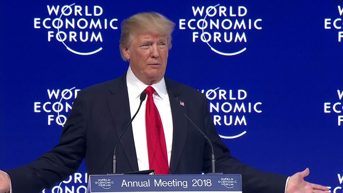 Trump Davosban: "Ha az Egyesült Államok gyarapodik, gyarapszik az egész világ is"