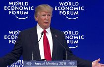 صيحات استهجان وردود فعل على خطاب ترامب في المنتدى الاقتصادي العالمي
