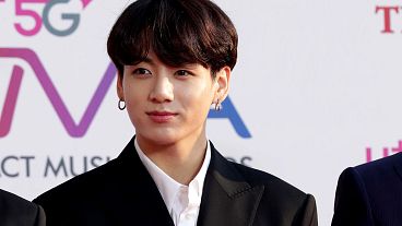 Image: JungKook of the K-pop group BTS in Incheon, South Korea, on April 24