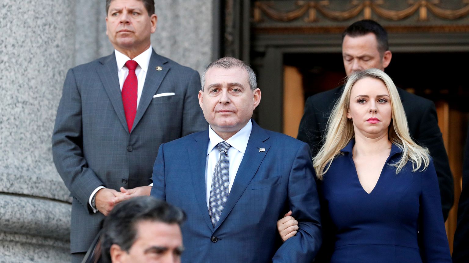 Image: Ukrainian-American businessman Lev Parnas exits following his arraig