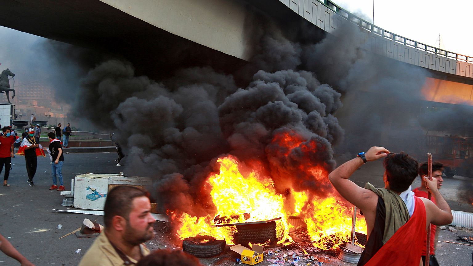 Image: Anti-government protesters
