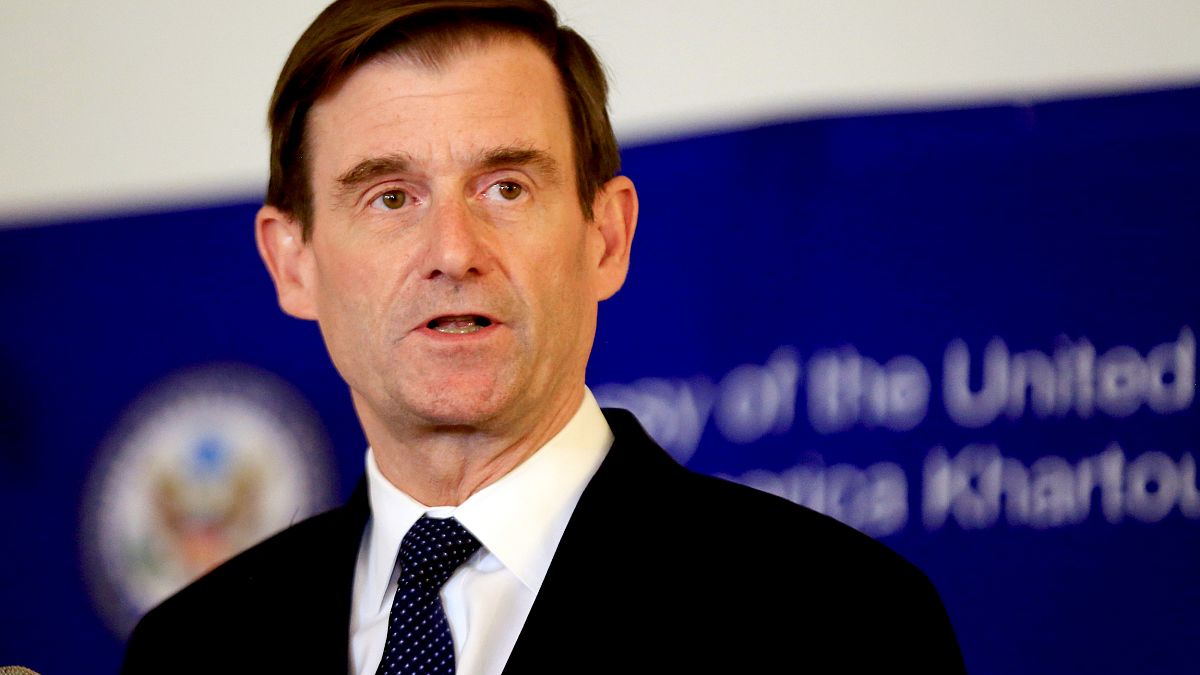 Image: Under Secretary for Political Affairs David Hale speaks at a news co