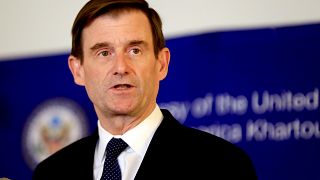 Image: Under Secretary for Political Affairs David Hale speaks at a news co