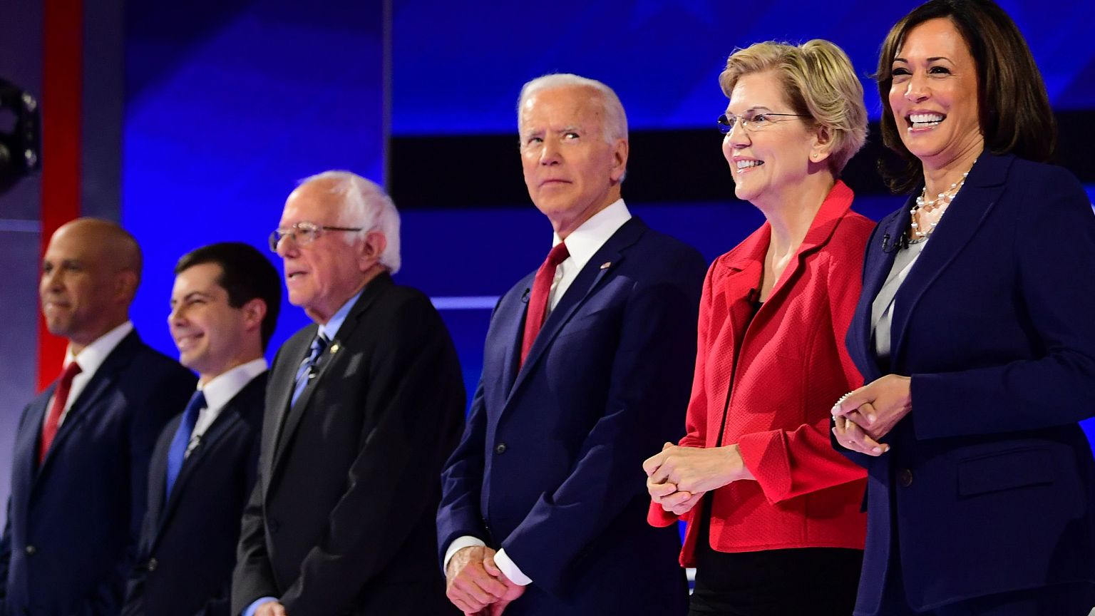 Image: Democratic primary debate