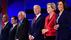 Image: Democratic primary debate