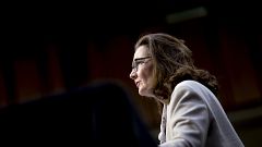 Image: CIA Director Gina Haspel speaks during a Senate Intelligence Committ