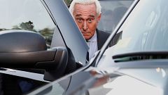 Image: Former Trump campaign adviser Stone departs following the second day