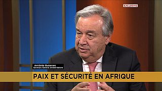 [Exclusive] U.N. chief Guterres discusses African peace and security