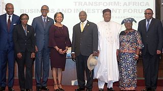 Kagame starts A.U. reign with business forum, drums private-sector cooperation