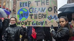 Young female climate activists face hateful abuse online