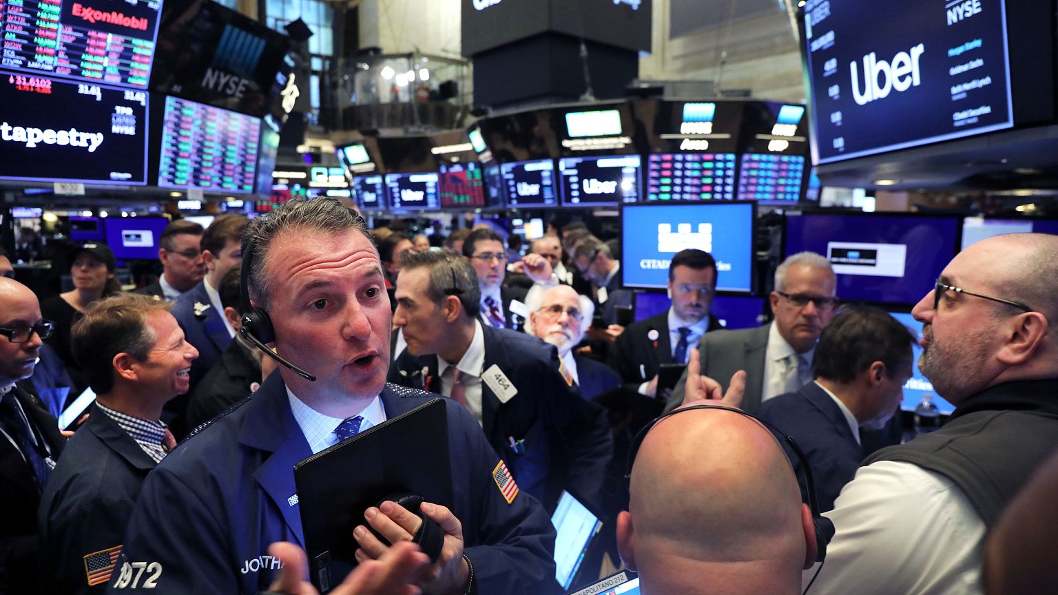 Uber Begins First Day Of Trading At New York Stock Exchange