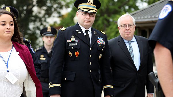 Image: NSC Director for European Affairs Vindman arrives at House impeachme Image: NSC Director for European Affairs Vindman arrives at House impeachme