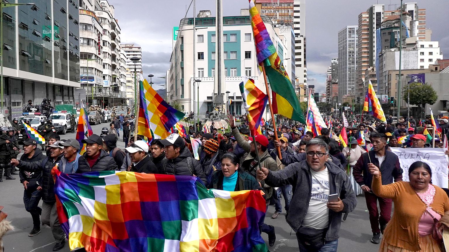Image: Political And Social Crisis Continue In Bolivia After Evo Morales Le