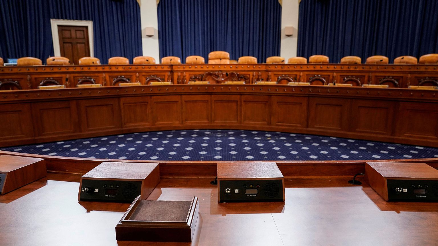 Image: The committee room in the Longworth House Office Building where the 