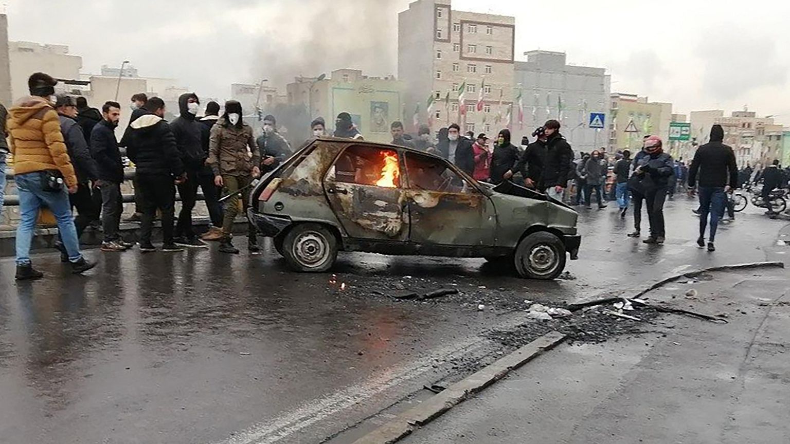 Image: IRAN-POLITICS-PETROL-DEMO