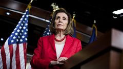 Image: House Speaker Nancy Pelosi speaks at a press conference on Capitol H