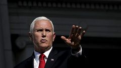 Image: Vice President Mike Pence delivers remarks at a Veterans Day event a