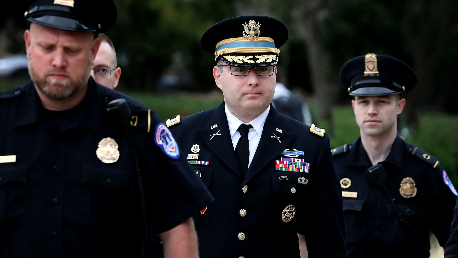Image: Lt. Col. Alexander Vindman, director for European Affairs at the Nat