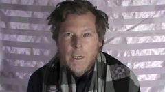 Image: Australian professor Timothy Weeks pictured making a statement on ca