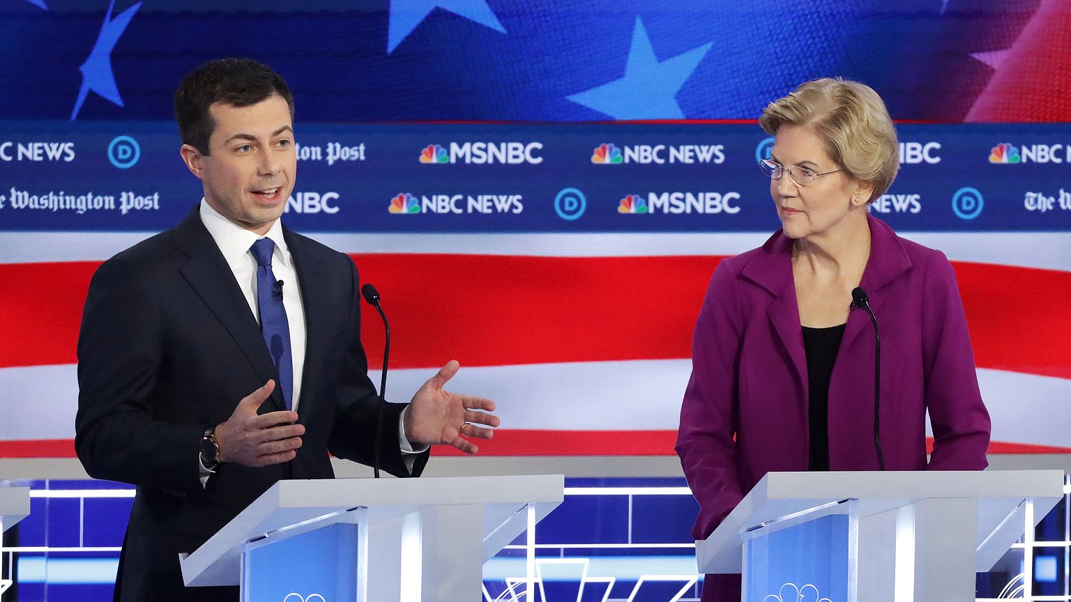Democratic Presidential Candidates Participate In Debate In Atlanta, Georgi