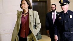 Image: Fiona Hill arrives to testify in Trump impeachment inquiry on Capito