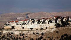 The Israeli settlement of Maale Adumim in the West Bank is appealing to man