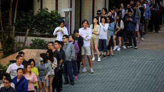 Image: HONG KONG-CHINA-POLITICS-UNREST