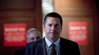 Image: Rep. Devin Nunes (R-CA) leaves the chamber after Senior Advisor Jare