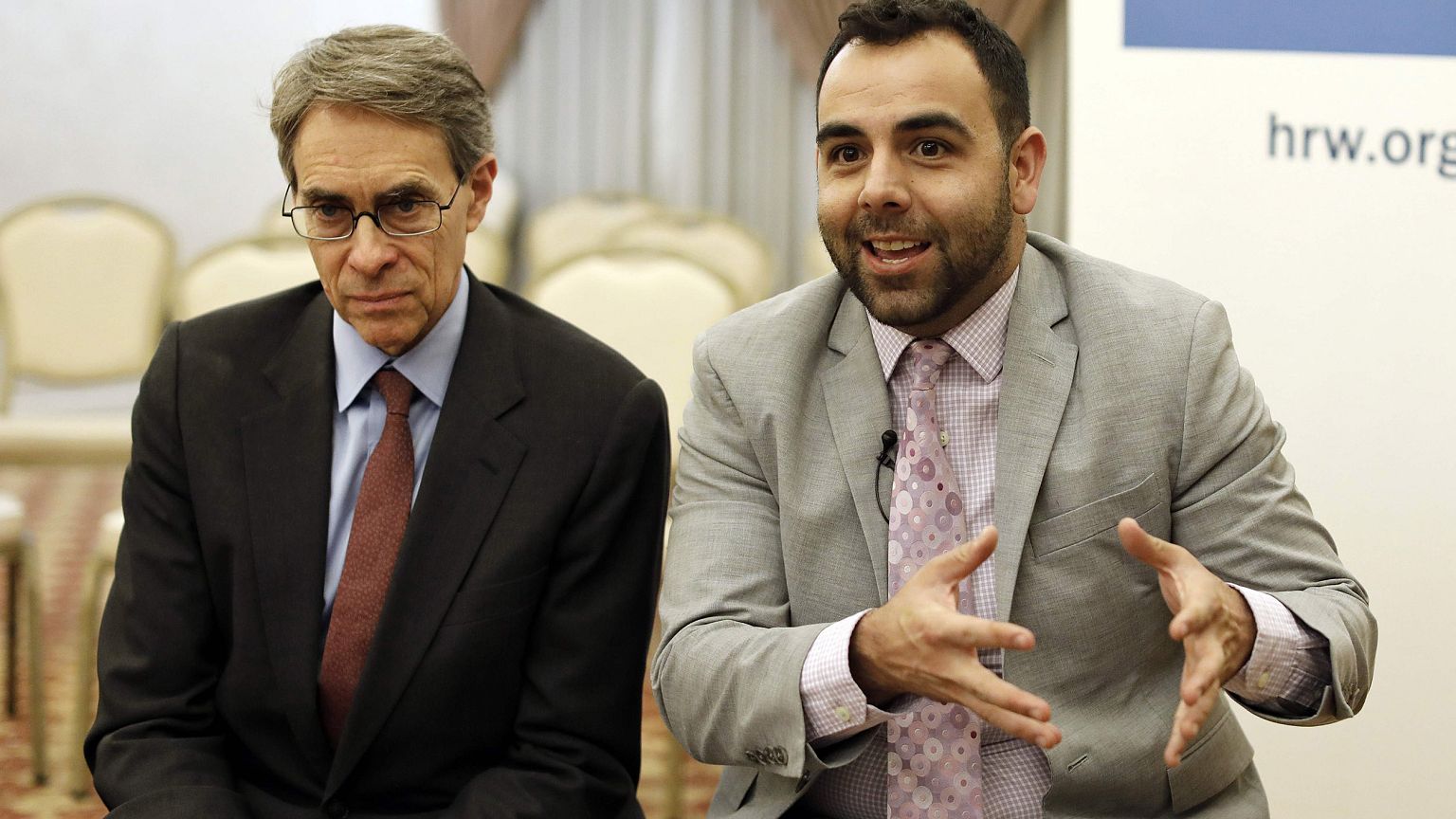 Image: Kenneth Roth and Omar Shakir