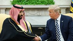 Image: President Donald Trump and Crown Prince Mohammed bin Salman 