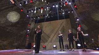 Eurovision Song Contest: Rumänische Halbfinalteilnehmer singen in Salzmine