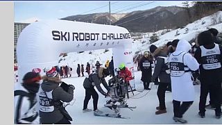 Robots take to the slopes in Pyeongchang