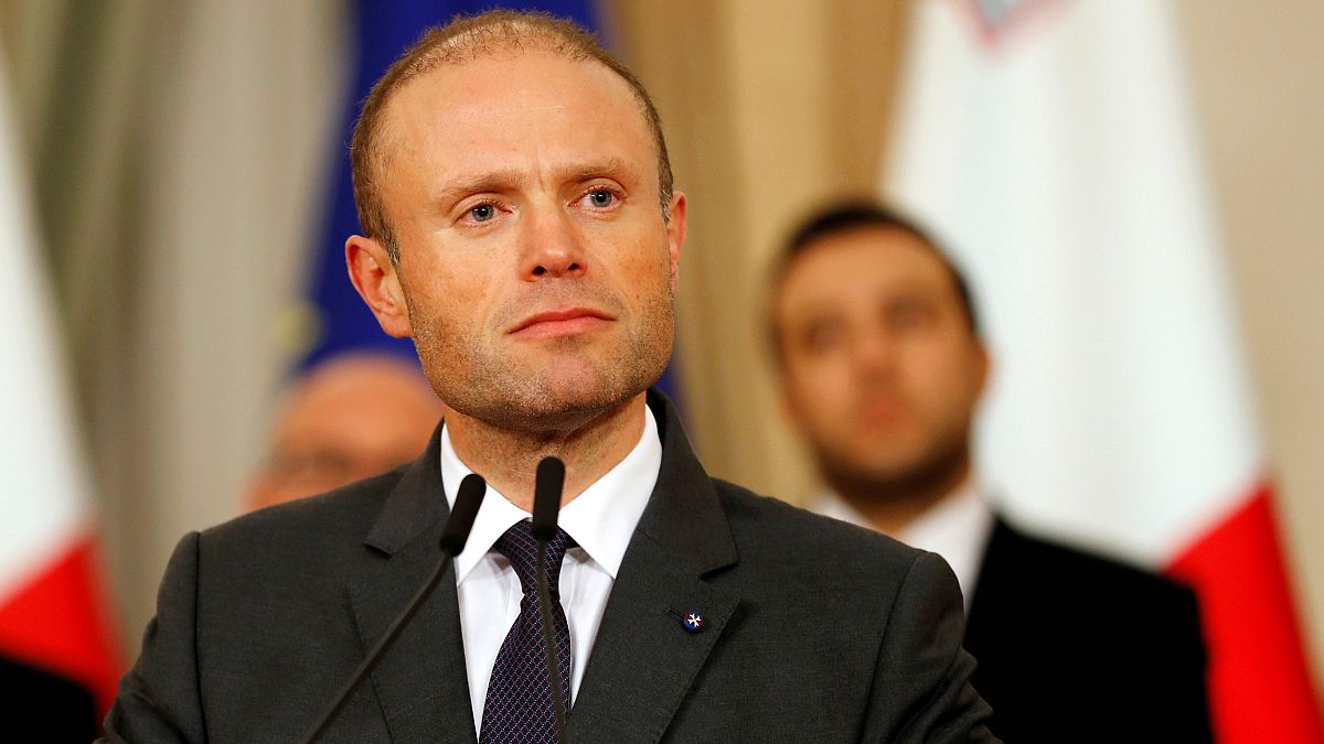 Image: Maltese Prime Minister Joseph Muscat speaks at a press conference in