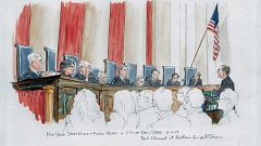 Paul Clement argues for gun owners at the Supreme Court on Dec. 2, 2019.