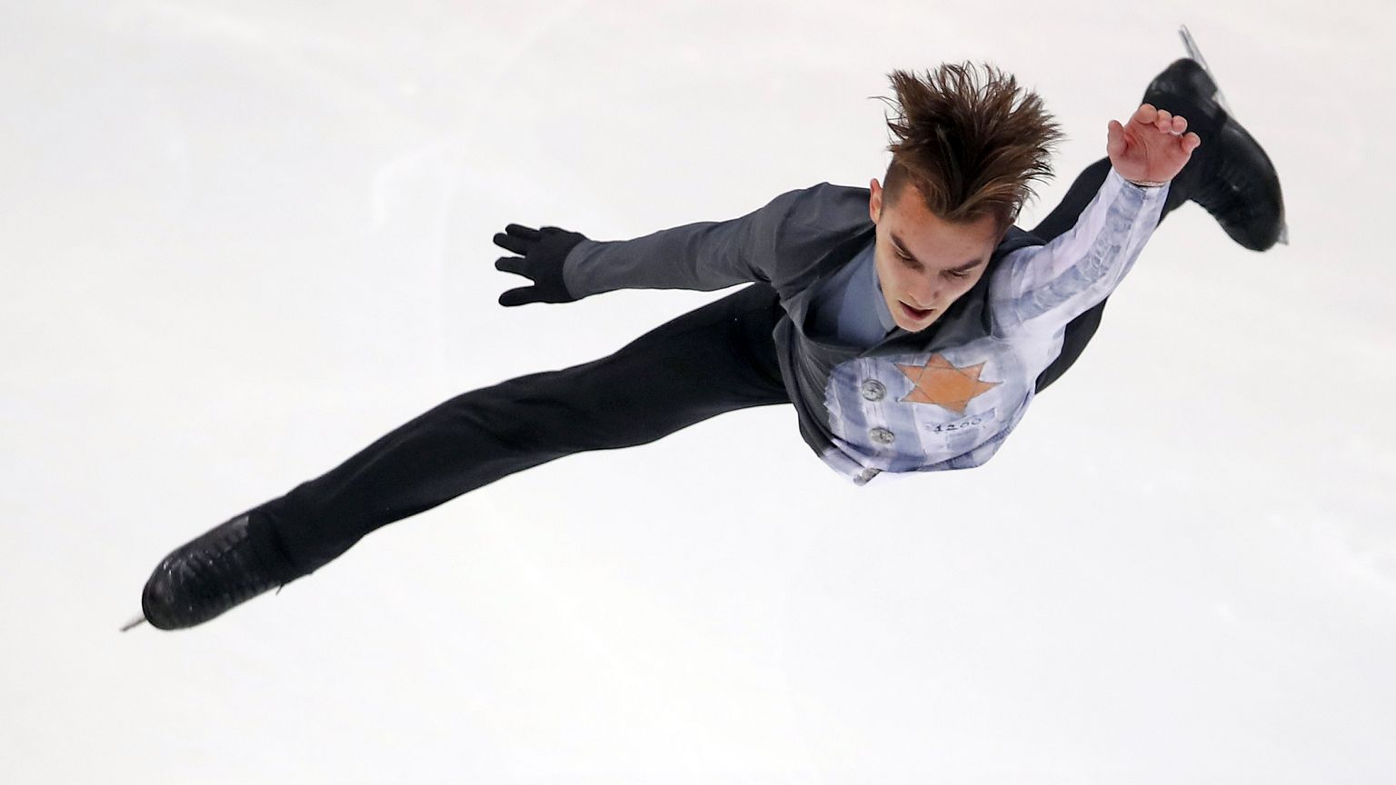Anton Shulepov of Russia competes in Grenoble, France, on Nov. 2, 2019.
