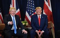 Image: Donald Trump,  Boris Johnson