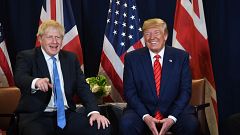 Image: Donald Trump,  Boris Johnson