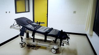 Image: The execution chamber at Georgia Diagnostic Prison in Jackson.