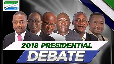 Présidentielle en Sierra-Leone : un débat télévisé inédit entre les principaux candidats