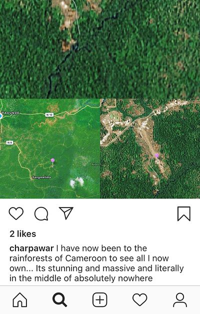 A post on Charlotte Pawar\'s Instagram feed shows "all I now own."