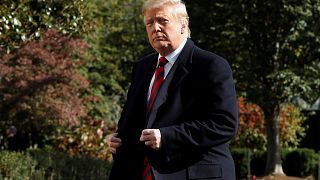 Image: President Donald Trump departs the White House en route Alabama