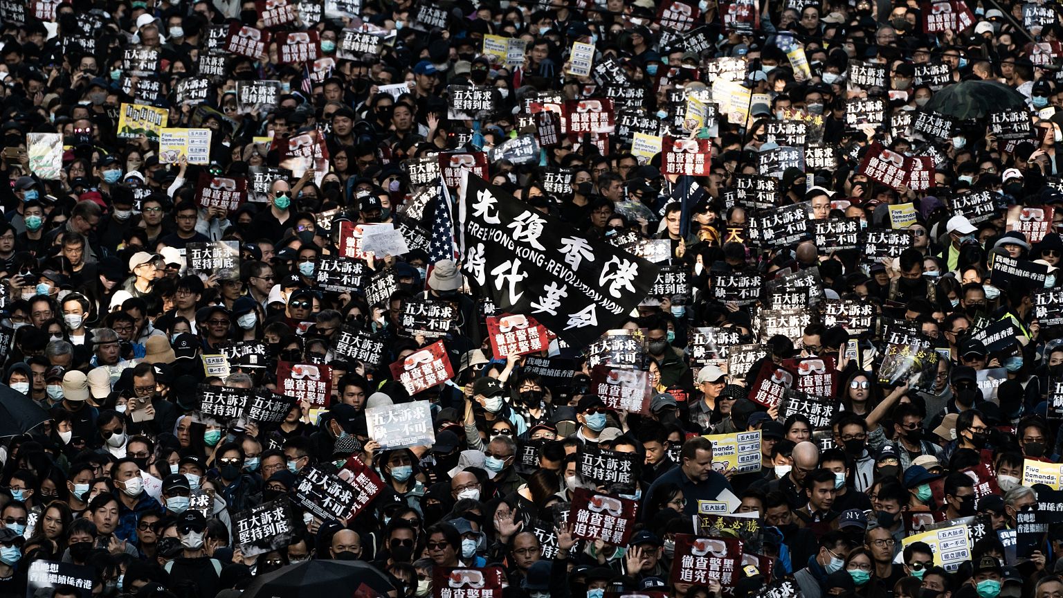 Image: Anti-Government Protests in Hong Kong