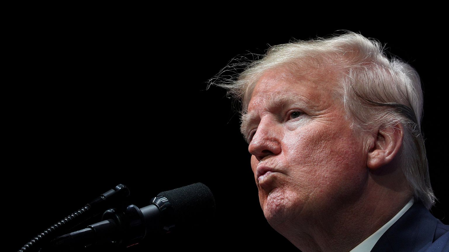 Image: U.S. President Trump delivers remarks at the Israeli American Counci