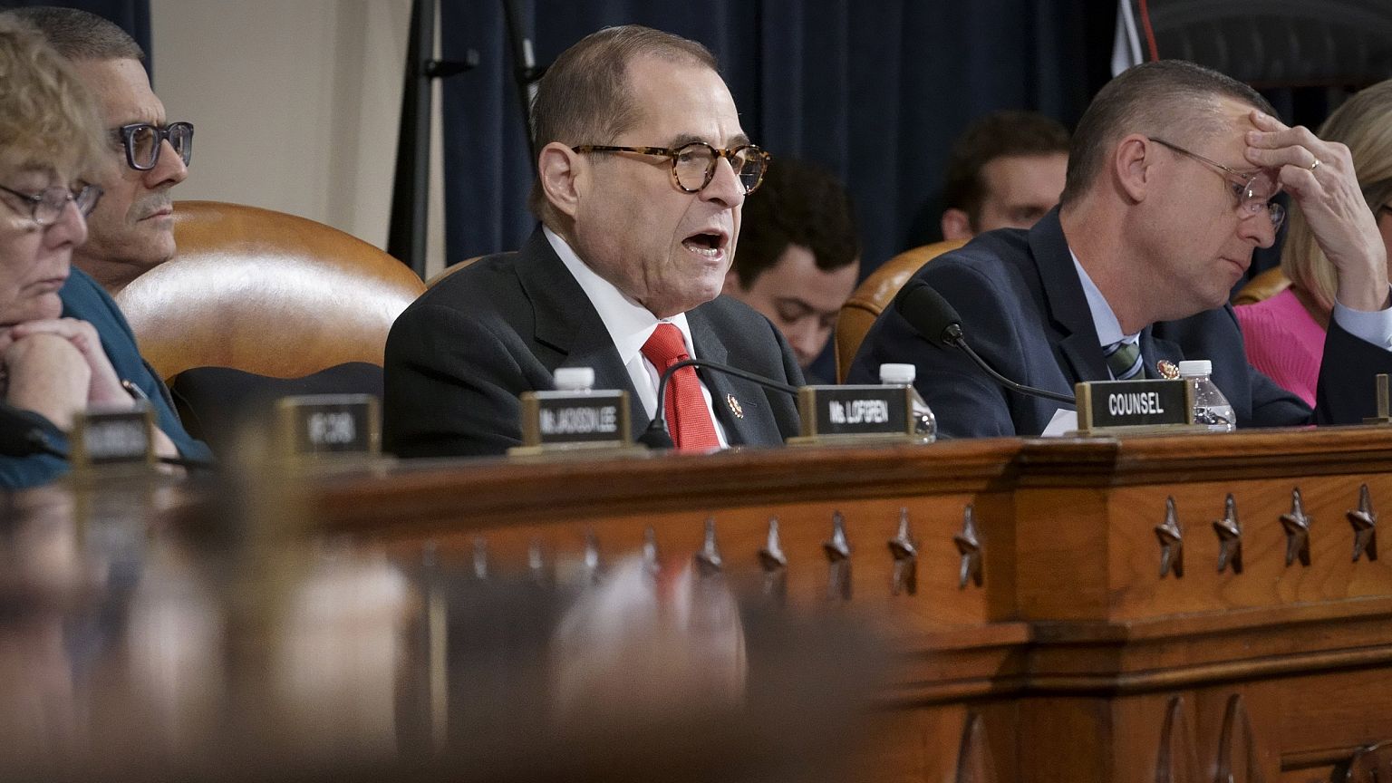 Image: House Judiciary Committee Chairman Jerrold Nadler, D-N.Y., joined at