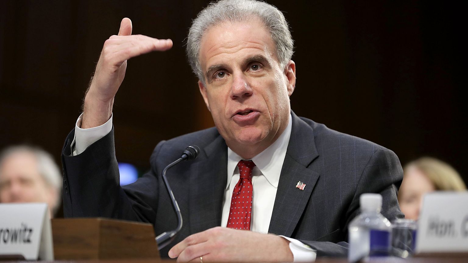 Justice Department Inspector General Michael Horowitz